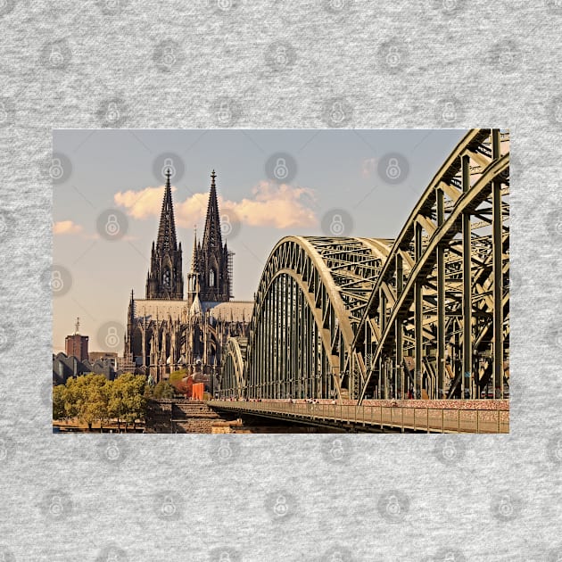 Köln Cathedral and Bridge by Bierman9